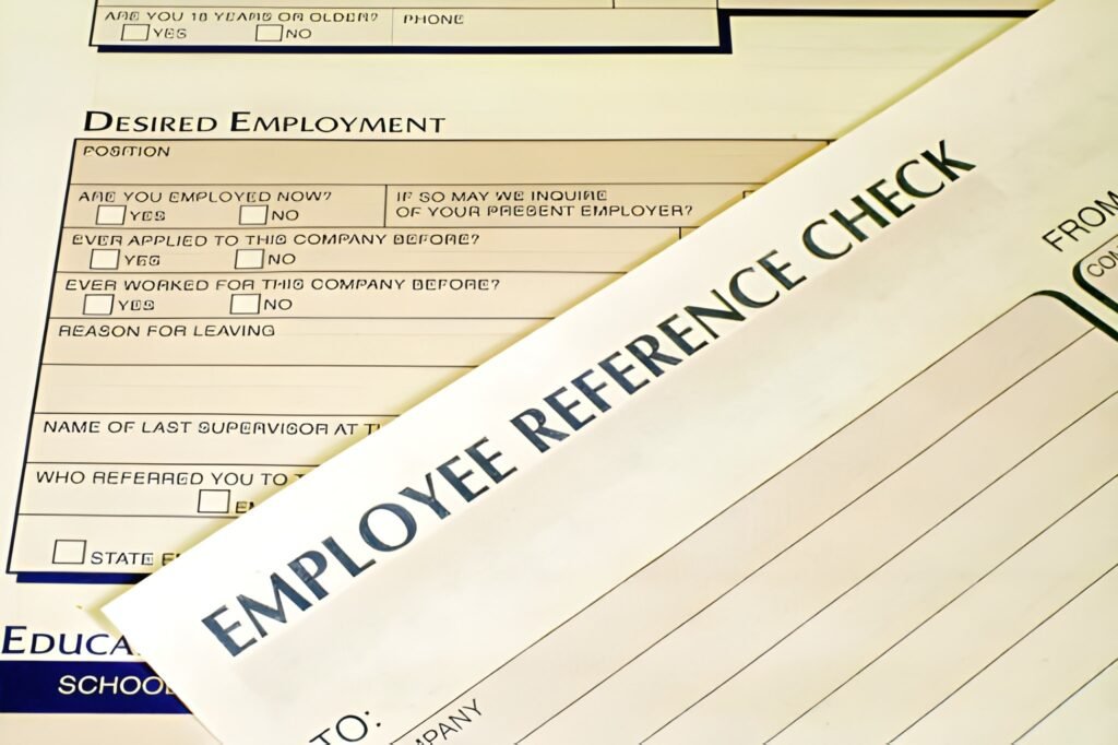 References, Guarantors, and Employment Checks