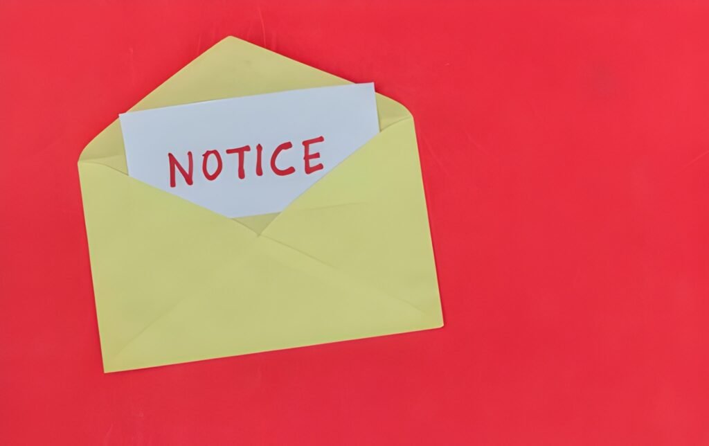Three-Month Notice Letter to a Landlord